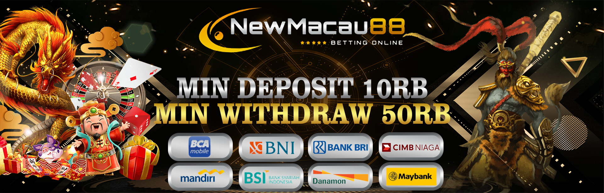 MINIMAL DEPOSIT 10RB  WITHDRAW 50RB